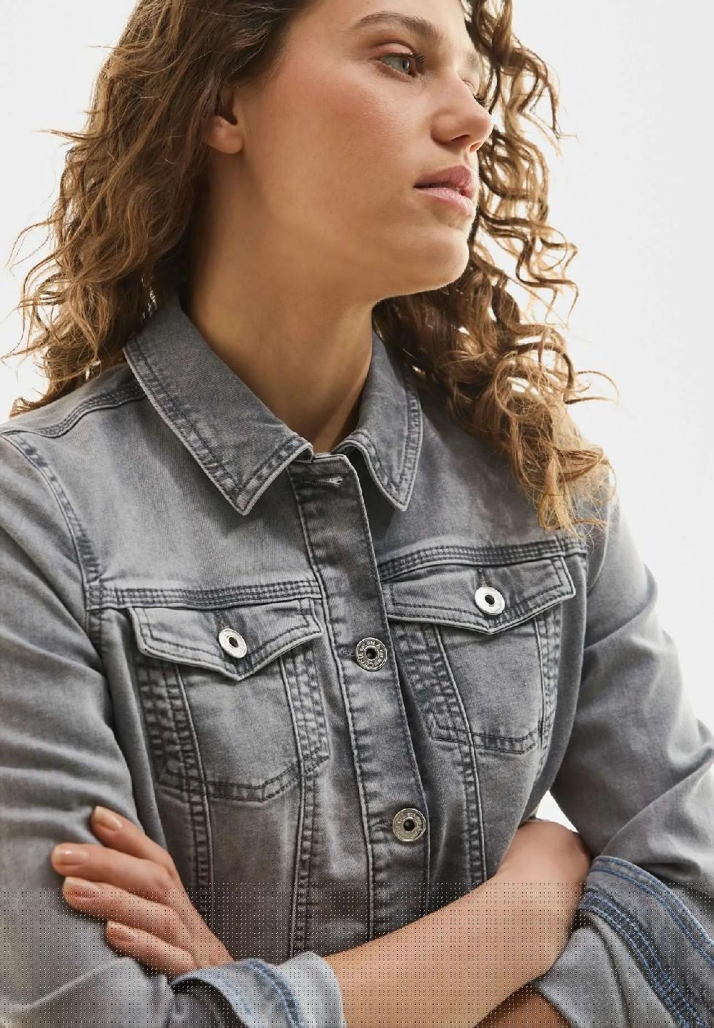 CECIL Jeansjacke Blusenkragen für Damen Cyber Monday