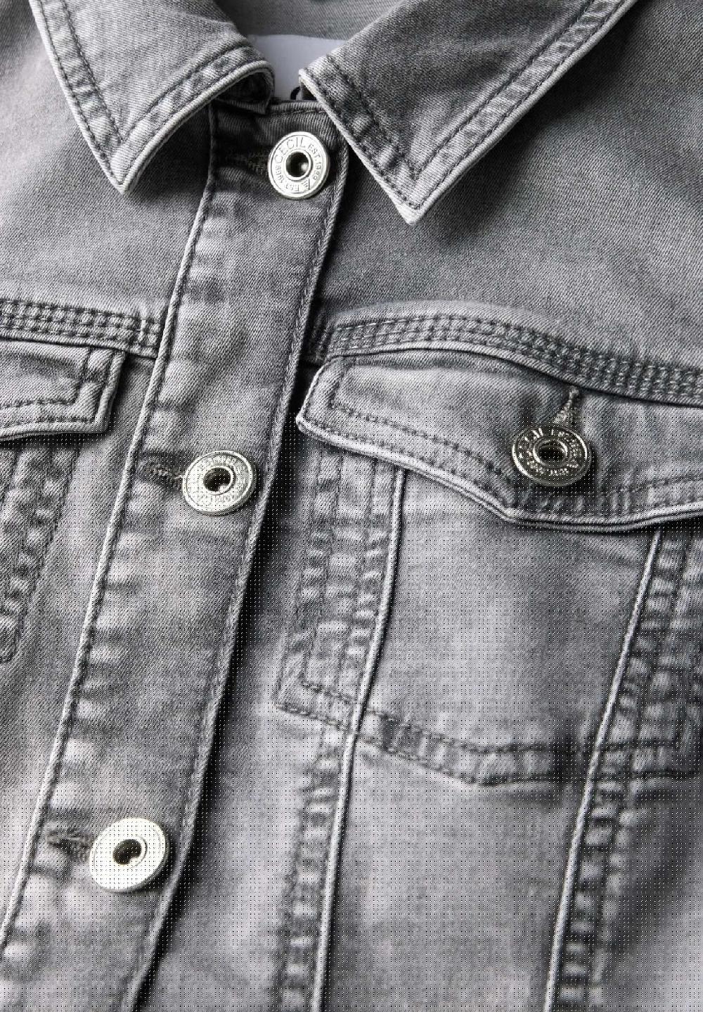 CECIL Jeansjacke Blusenkragen für Damen Cyber Monday