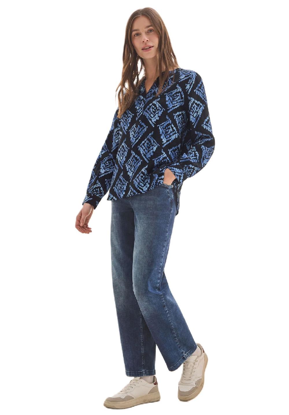 CECIL Shirtbluse Split-Neck für Damen Muttertagsangebot