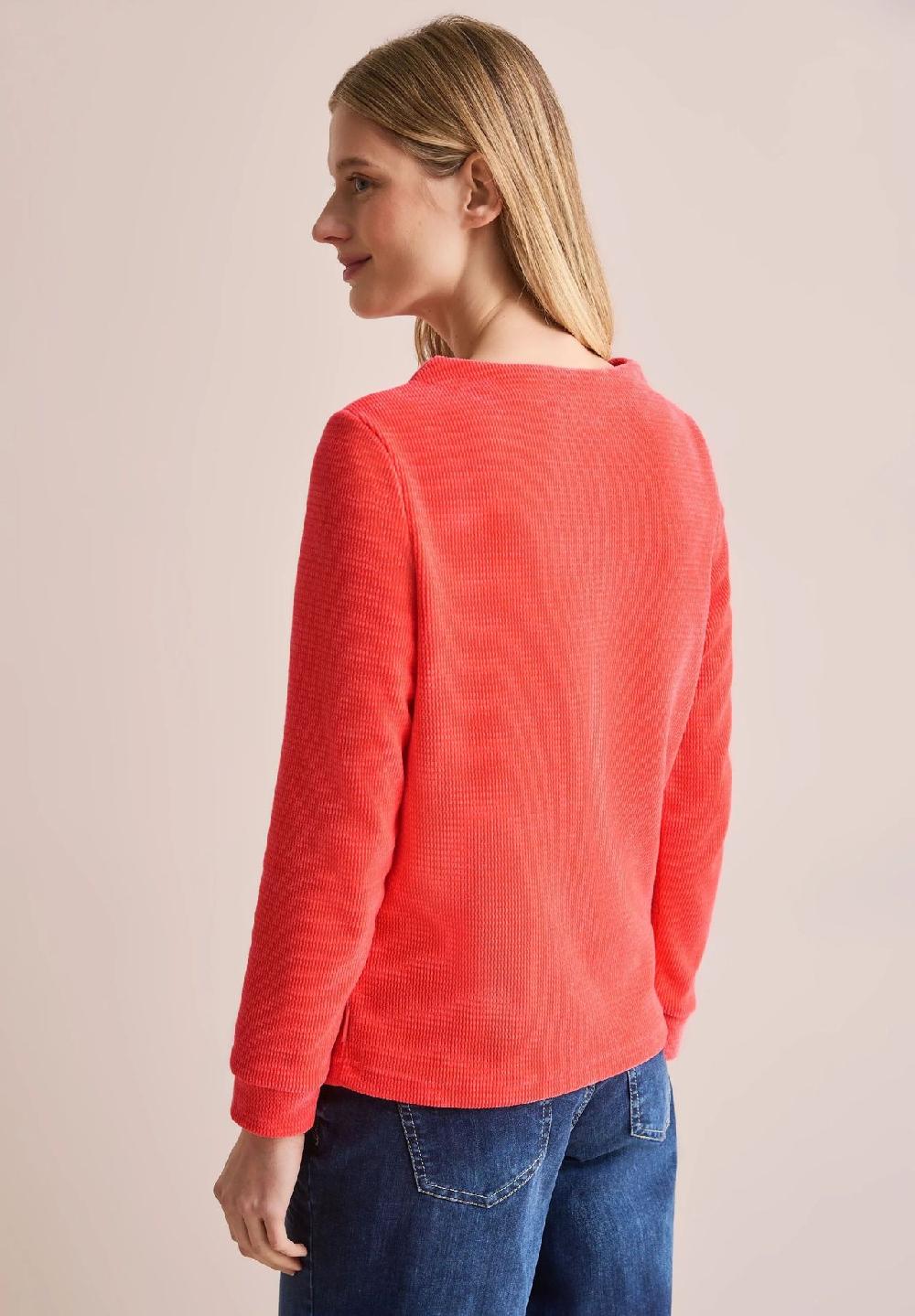 CECIL Langarmshirt Ziernähte für Damen Heißer Verkauf