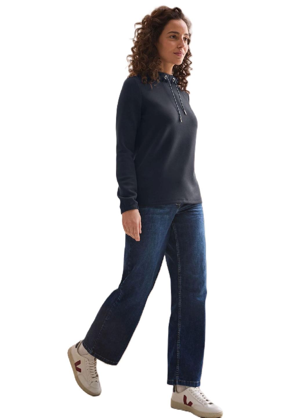 CECIL Sweatshirt Tunnelzug für Damen Top Angebot