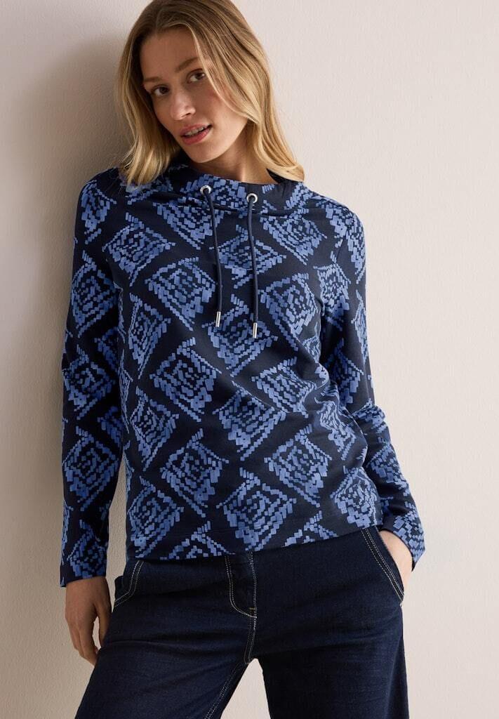 CECIL Langarmshirt Stehkragen für Damen Neueste Mode