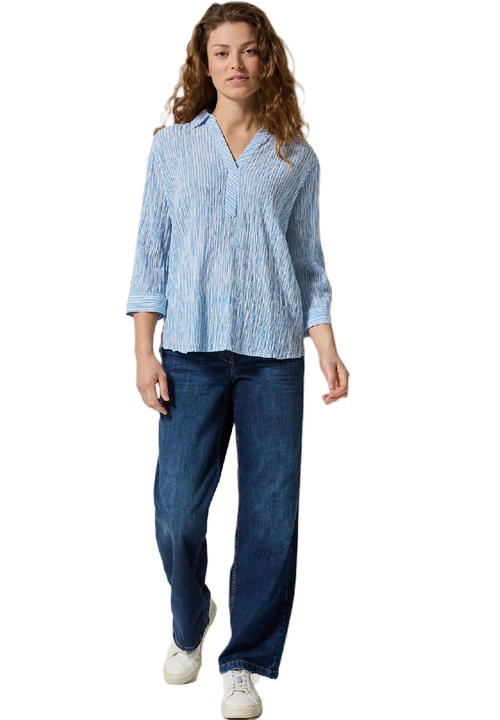 CECIL Shirtbluse "Seer" V-Ausschnitt für Damen Saisonale Angebote