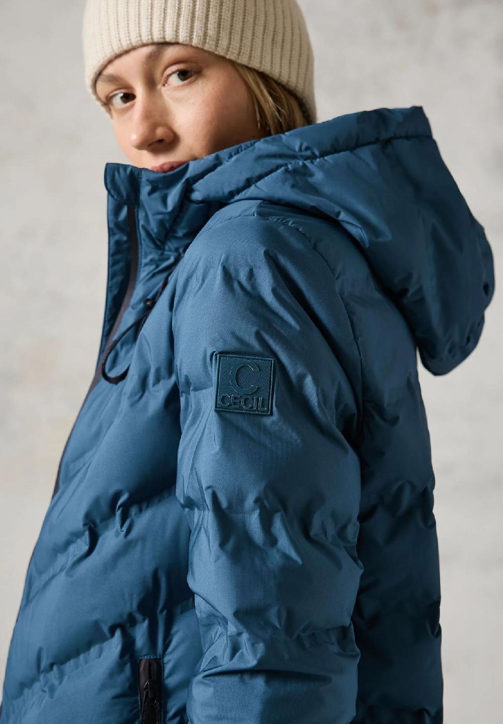 CECIL Steppmantel Stehkragen weitenregulierbare Kapuze für Damen Discount Store für neue Produkte