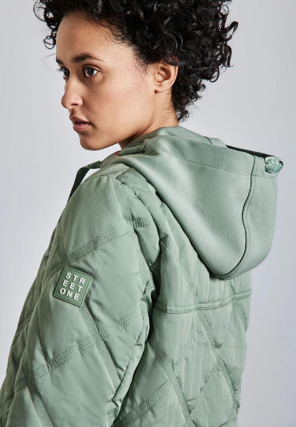 Street One Steppjacke "DiamondQu" Zweiwegereißverschluss für Damen Exklusive Angebote