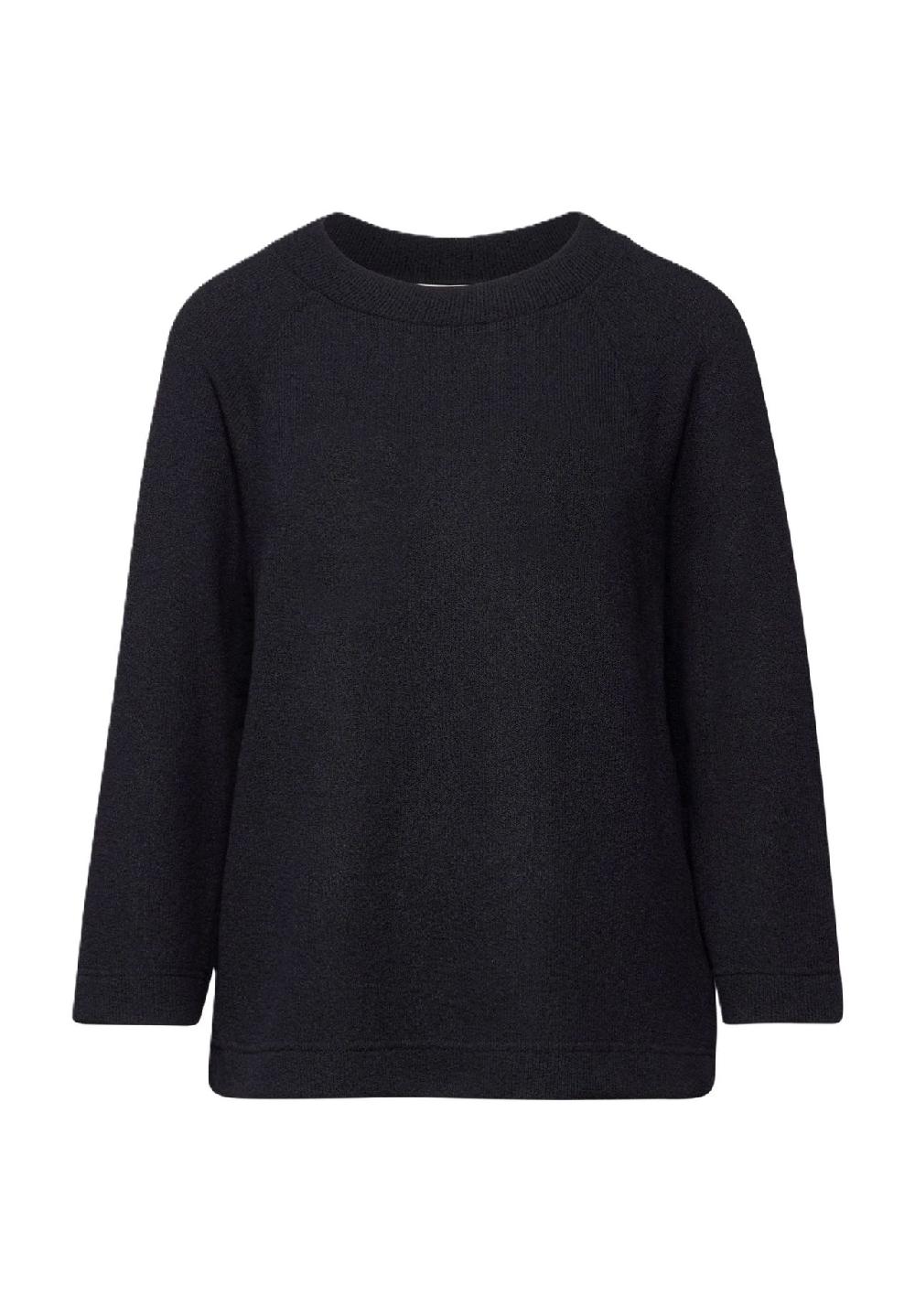 Street One Shirt 3/4-Arm U-Boot-Ausschnitt für Damen Sonderangebot der Fabrik