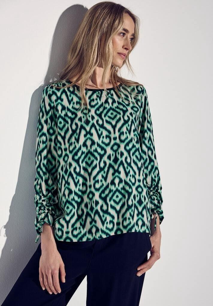 Street One Shirtbluse Raffung für Damen Super Rabatt