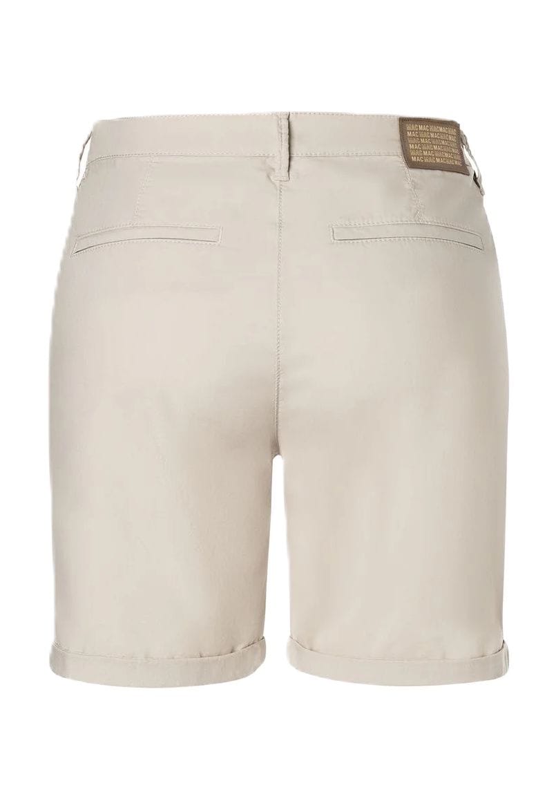 MAC Chino-Shorts Saumumschlag Paspeltaschen für Damen Begrenzte Freigabe