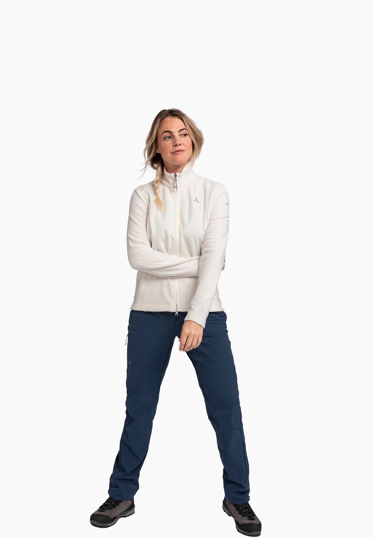 Schöffel Fleecejacke "Leona" Stehkragen Reißverschlusstaschen für Damen Riesige Rabatte