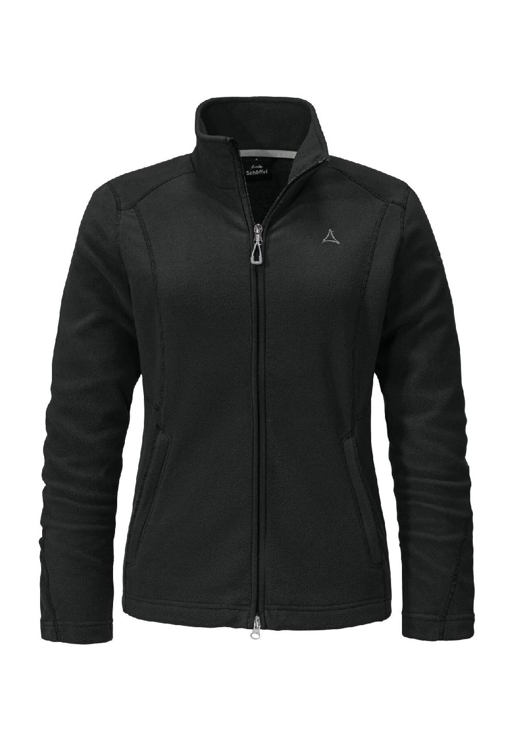 Schöffel Fleecejacke "Leona" Stehkragen Reißverschlusstaschen für Damen