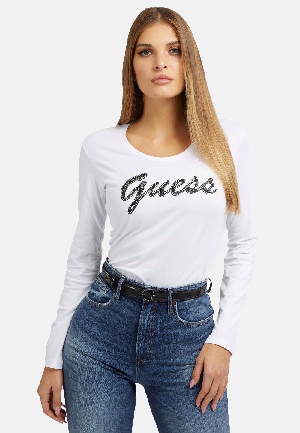 GUESS Longsleeve ADRIANA Langarmshirt Begrenzt auf 3 Tage