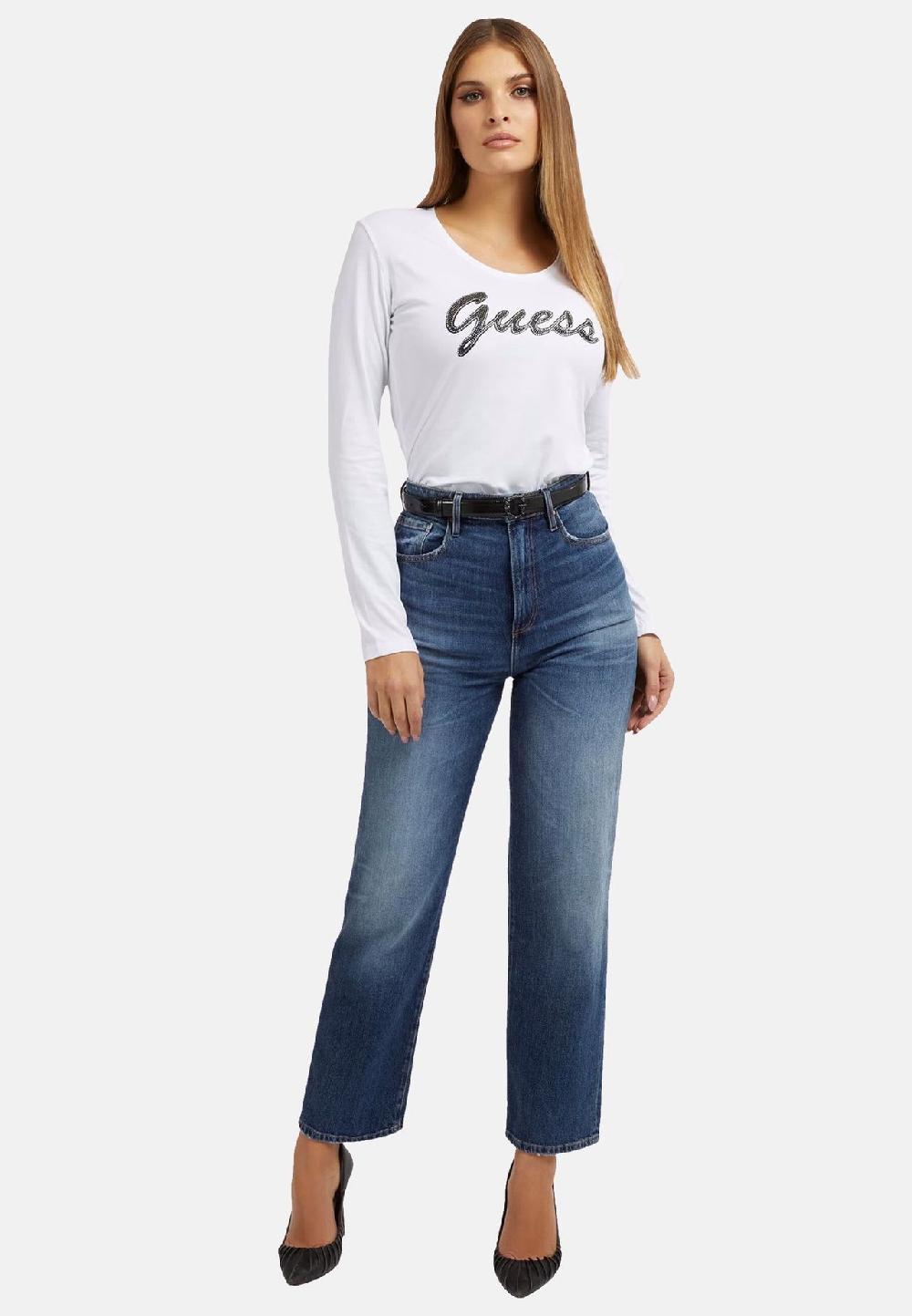 GUESS Longsleeve ADRIANA Langarmshirt Begrenzt auf 3 Tage