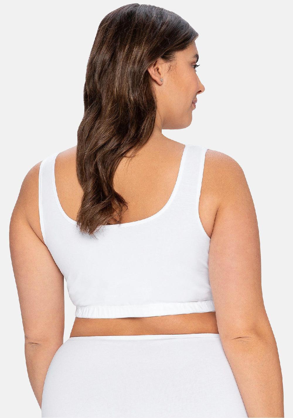 sheego BH ohne Bügel in Bustier-Form mit Spitzenborte Im Verkauf