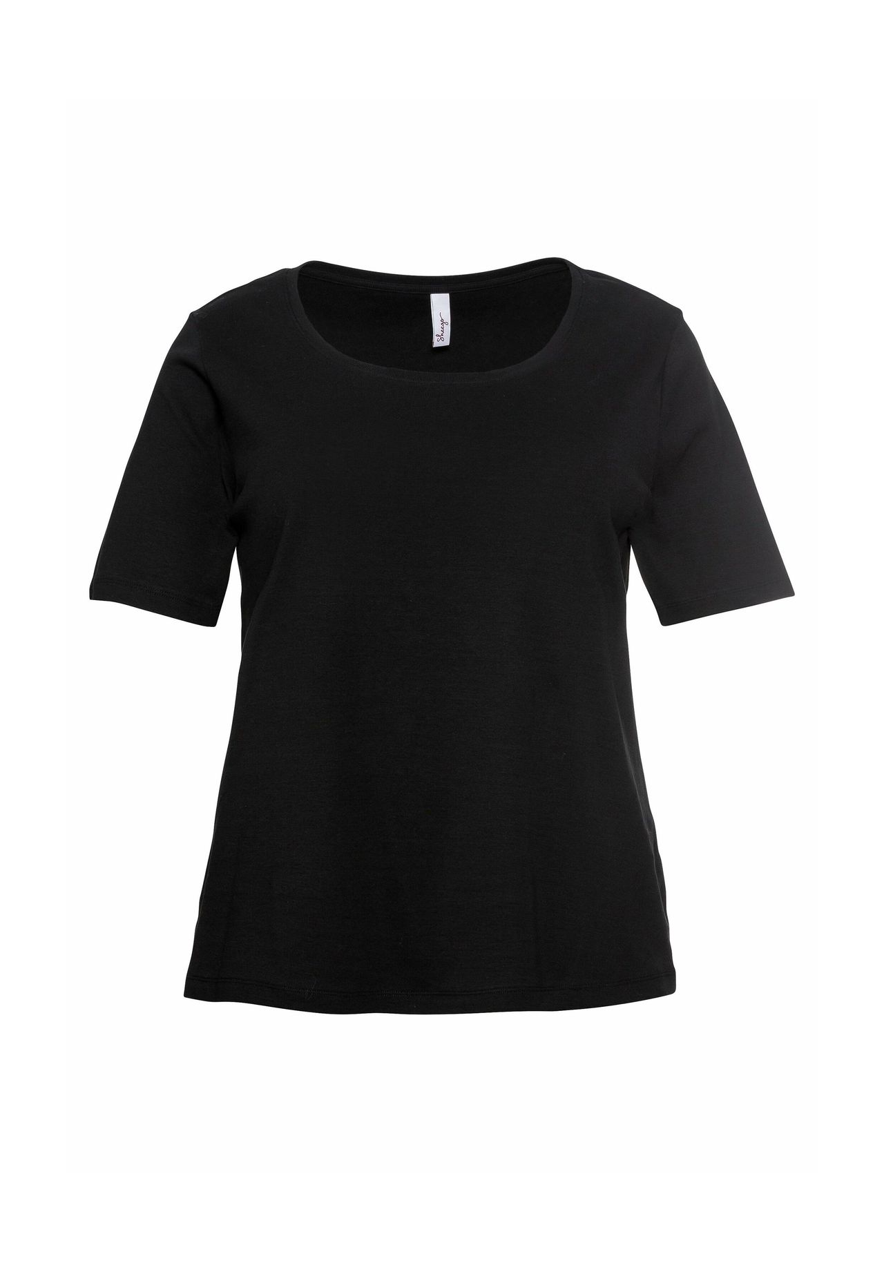 sheego T-Shirt aus reiner Baumwolle