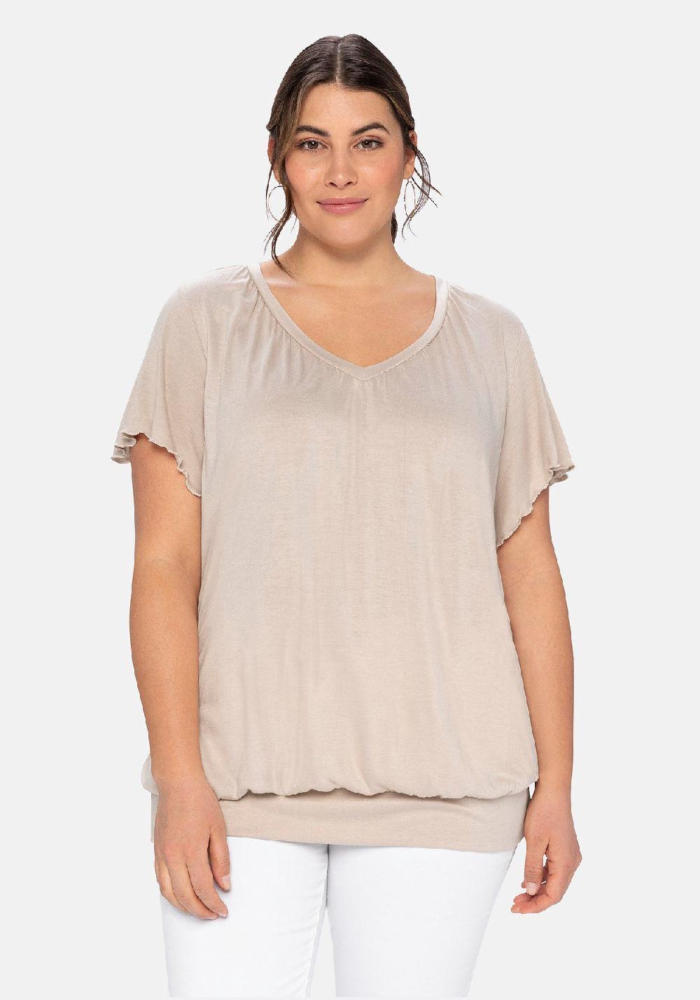 sheego T-Shirt mit Flügelärmeln Hotsell