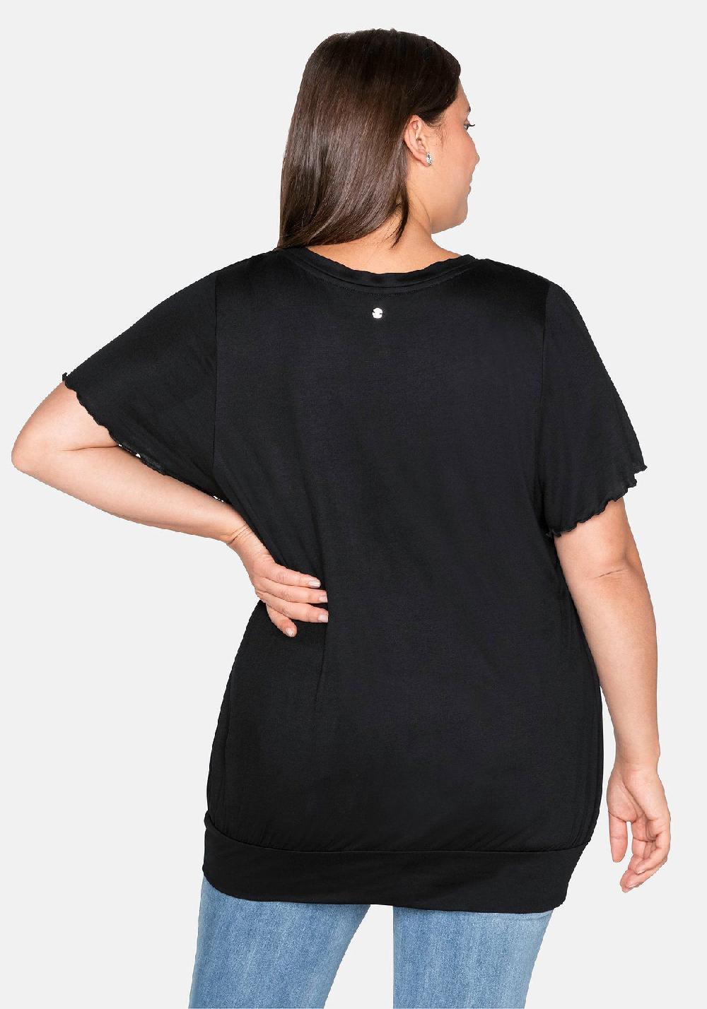 sheego T-Shirt mit Flügelärmeln im Angebot