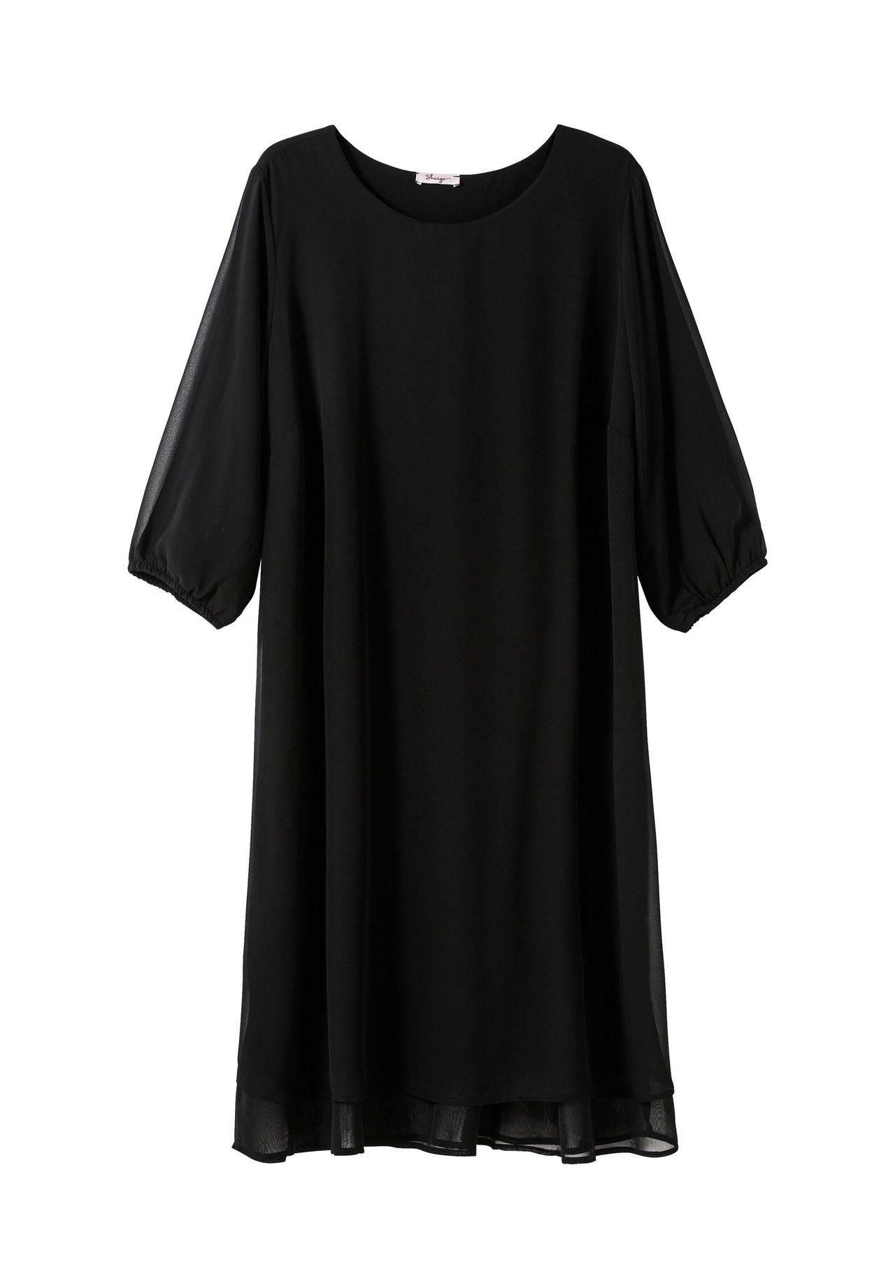 sheego Kleid in Lagen-Optik