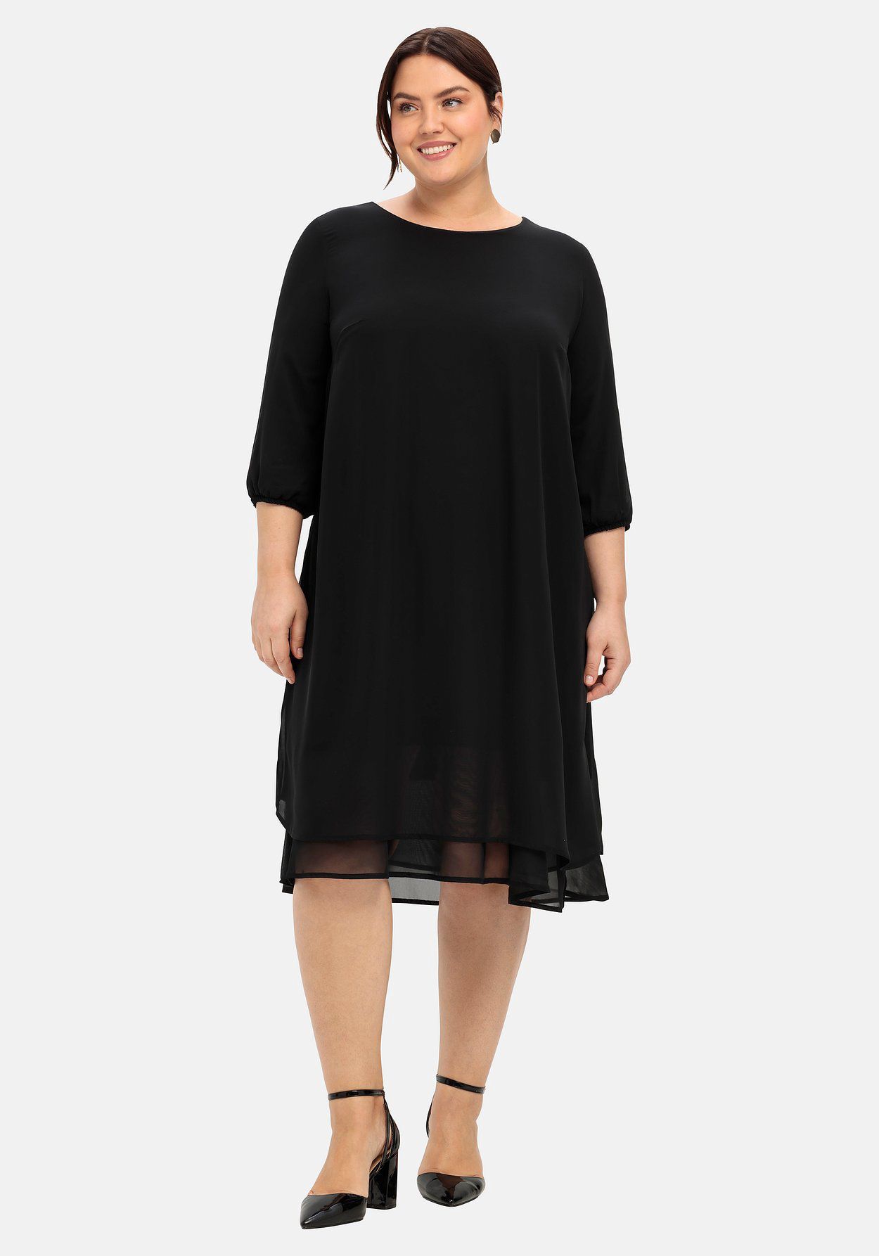 sheego Kleid in Lagen-Optik Blitzverkäufe