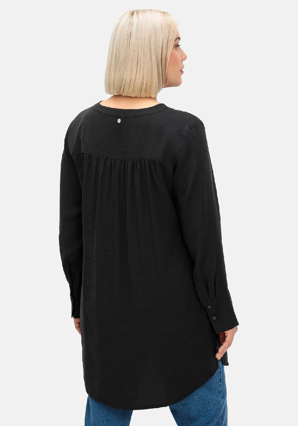 sheego Longbluse mit Raffung am Rückenteil Limitierter Zeitrabatt
