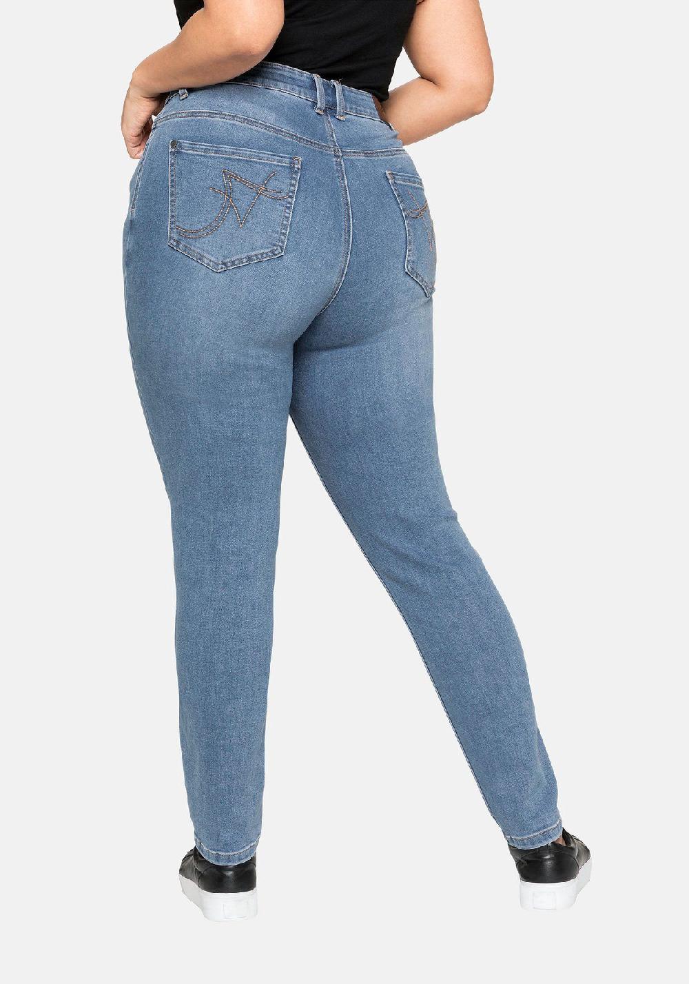 sheego Jeans Super elastisches Power-Stretch-Material Sonderangebot