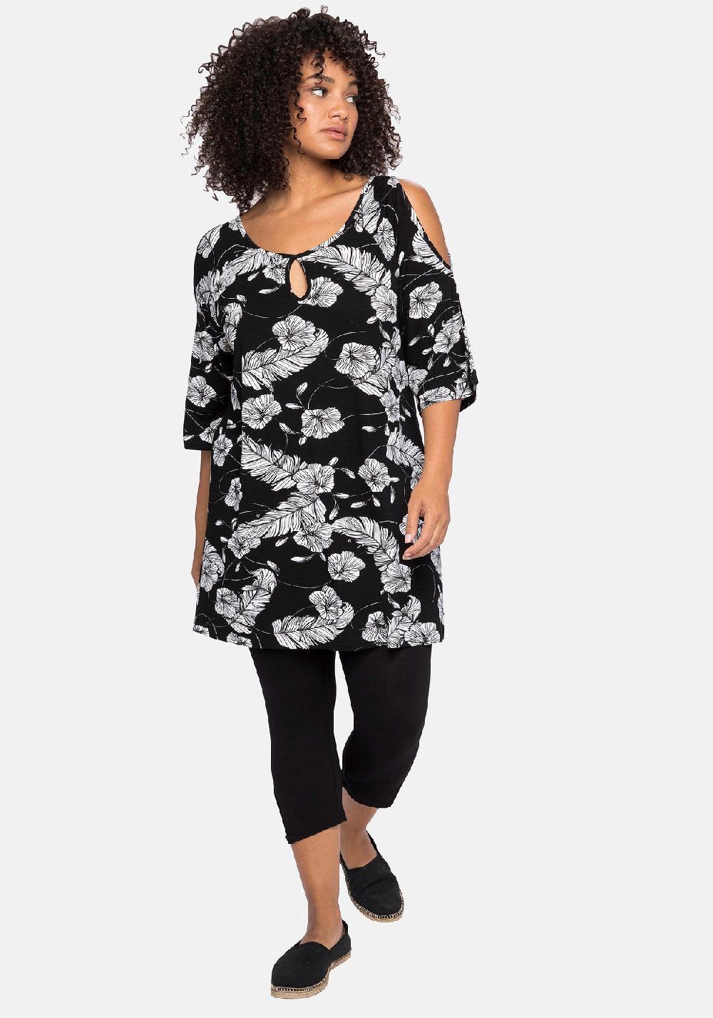 sheego Strandshirt und Leggings im Set mit Caprileggings Rabatt