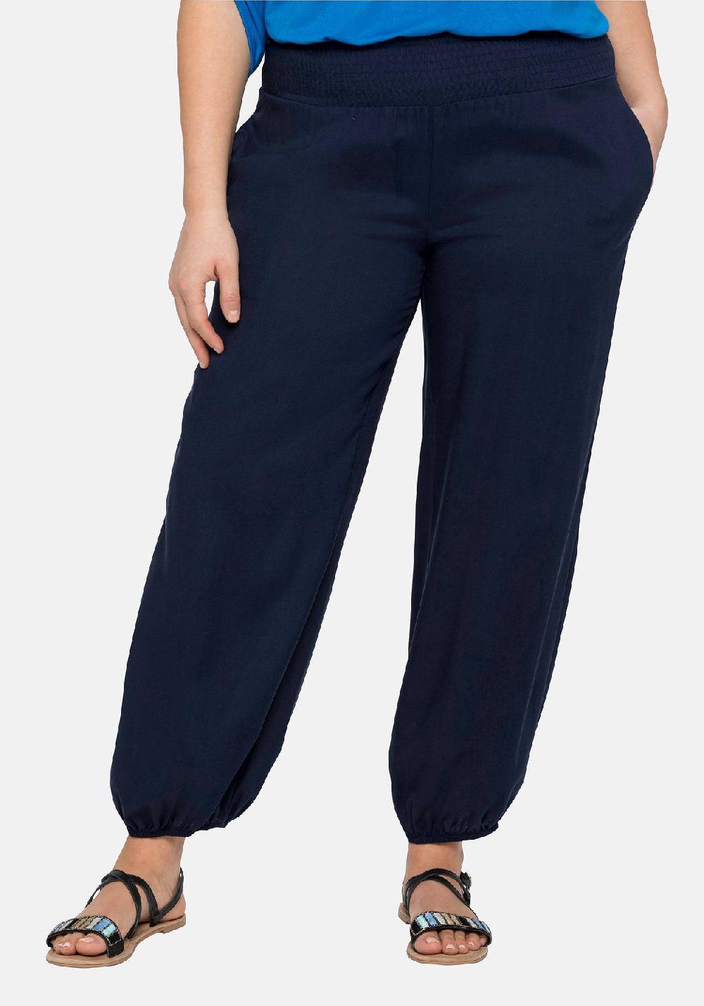 sheego Strandhose mit breitem elastischen Bund Begrenztes Angebot