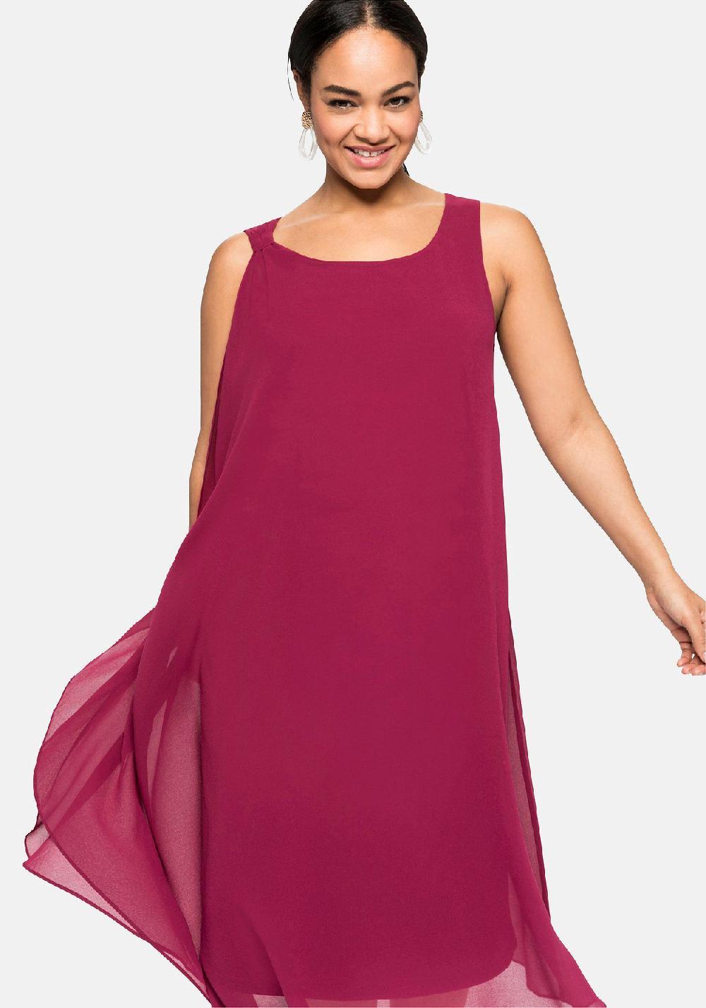 sheego Kleid in figurumspielender Passform Weihnachtsangebot