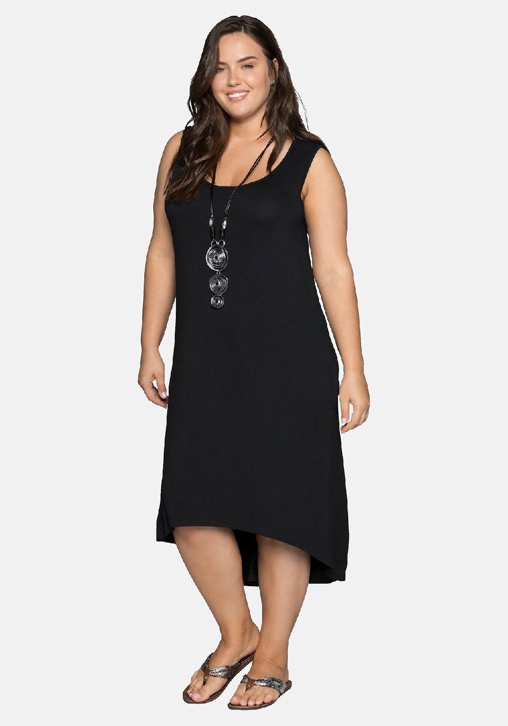 sheego Strandkleid mit Taschen im Vokuhilaschnitt Osterangebot