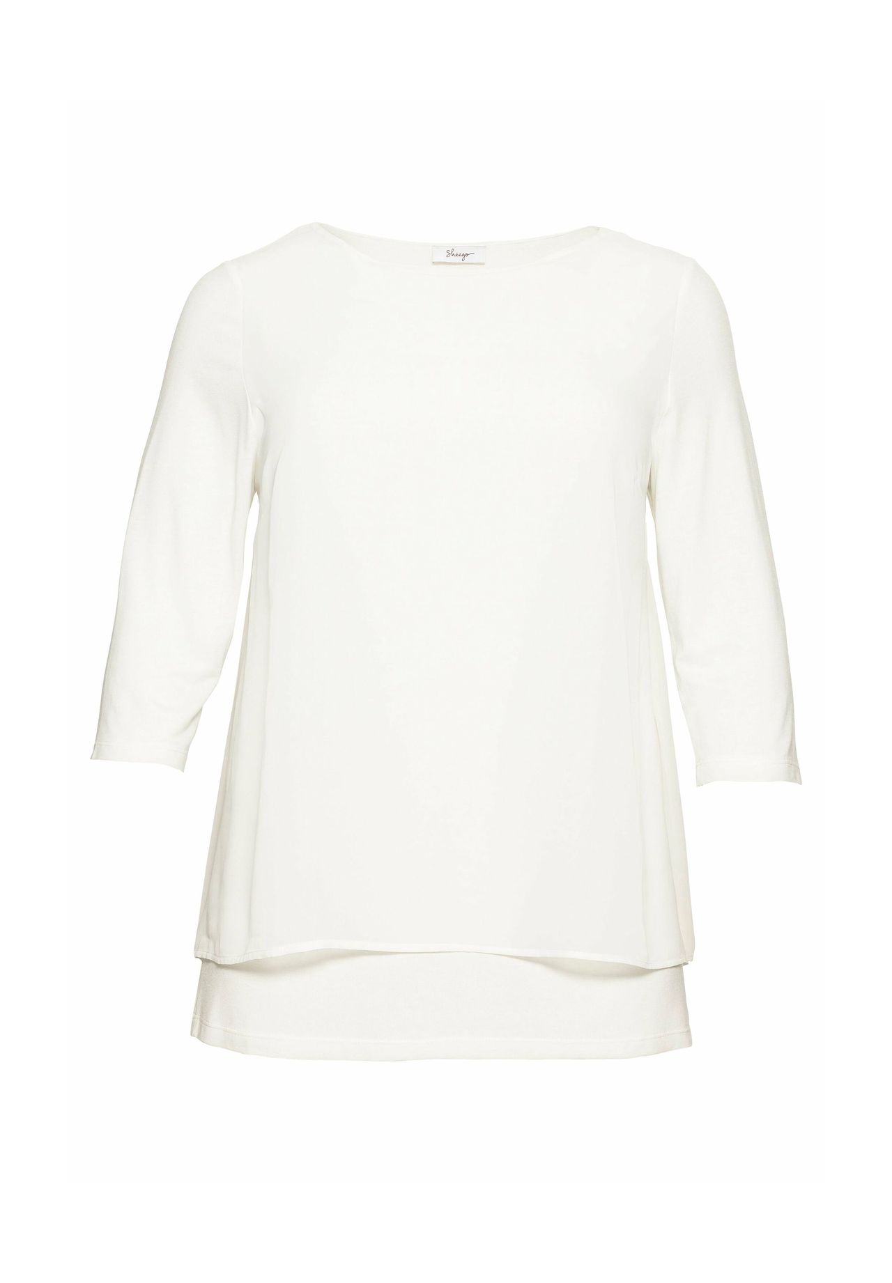 sheego Blusenshirt in leichter A-Linie mit Zipfelsaum Vatertagsangebot