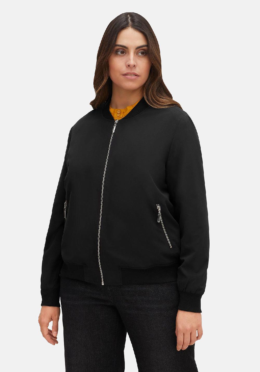 sheego Blouson mit Rippbündchen und Reißverschluss Saisonale Angebote