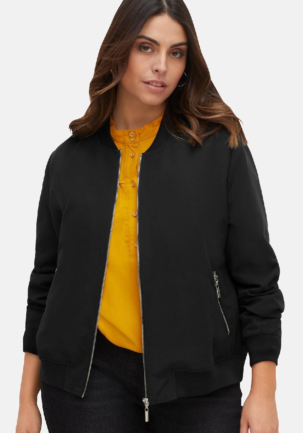 sheego Blouson mit Rippbündchen und Reißverschluss Saisonale Angebote