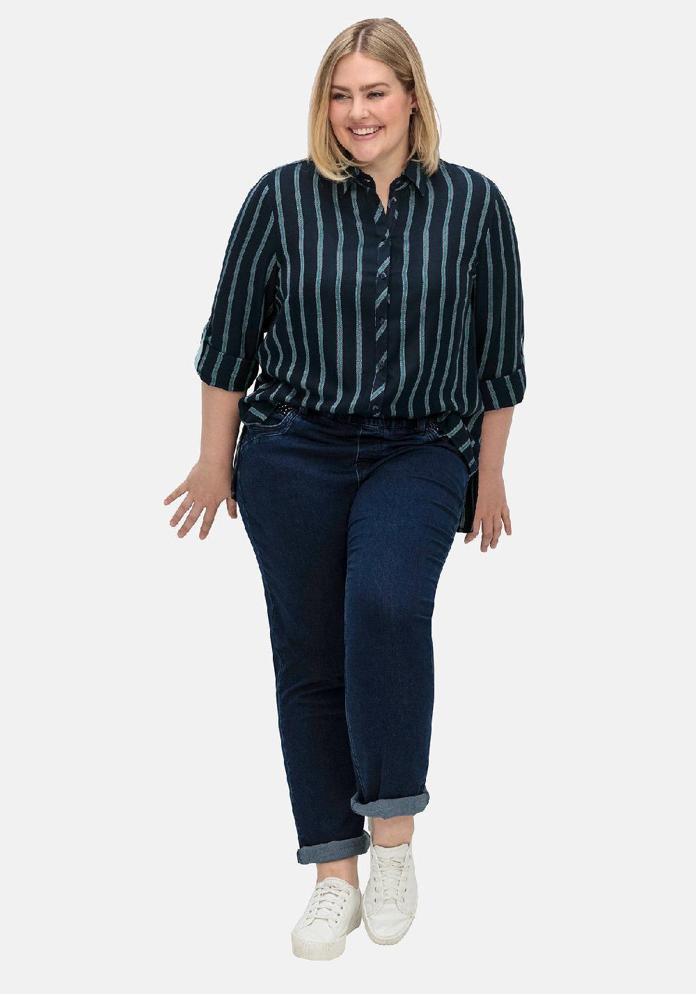 sheego Gerade Jeans mit Powernetz-Einsatz Super Sparpreis