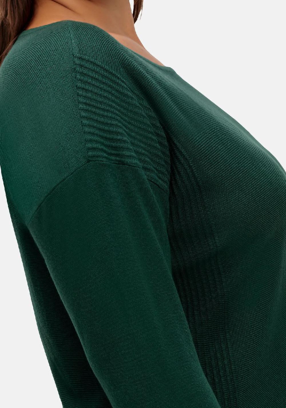 sheego Pullover mit Rundhalsausschnitt und Ripp-Details Begrenzte Freigabe