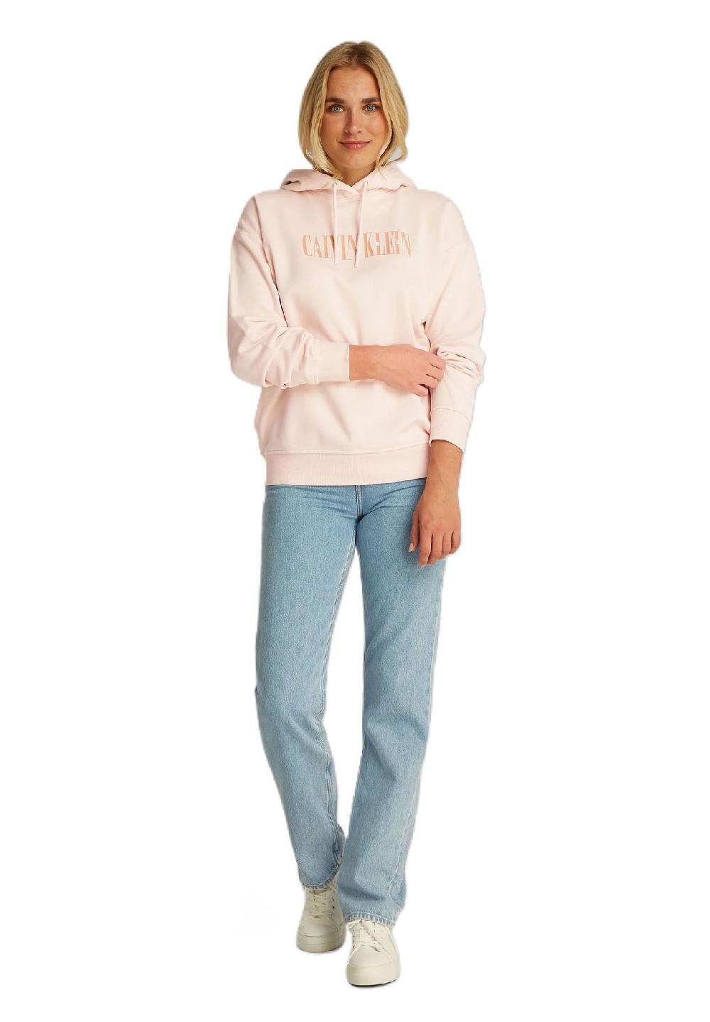Calvin Klein Jeans Hoodie Rippbündchen Baumwolle für Damen Bis zu 60% Rabatt