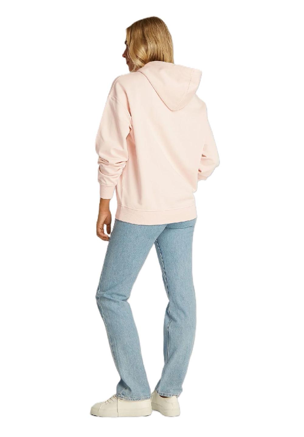 Calvin Klein Jeans Hoodie Rippbündchen Baumwolle für Damen Bis zu 60% Rabatt