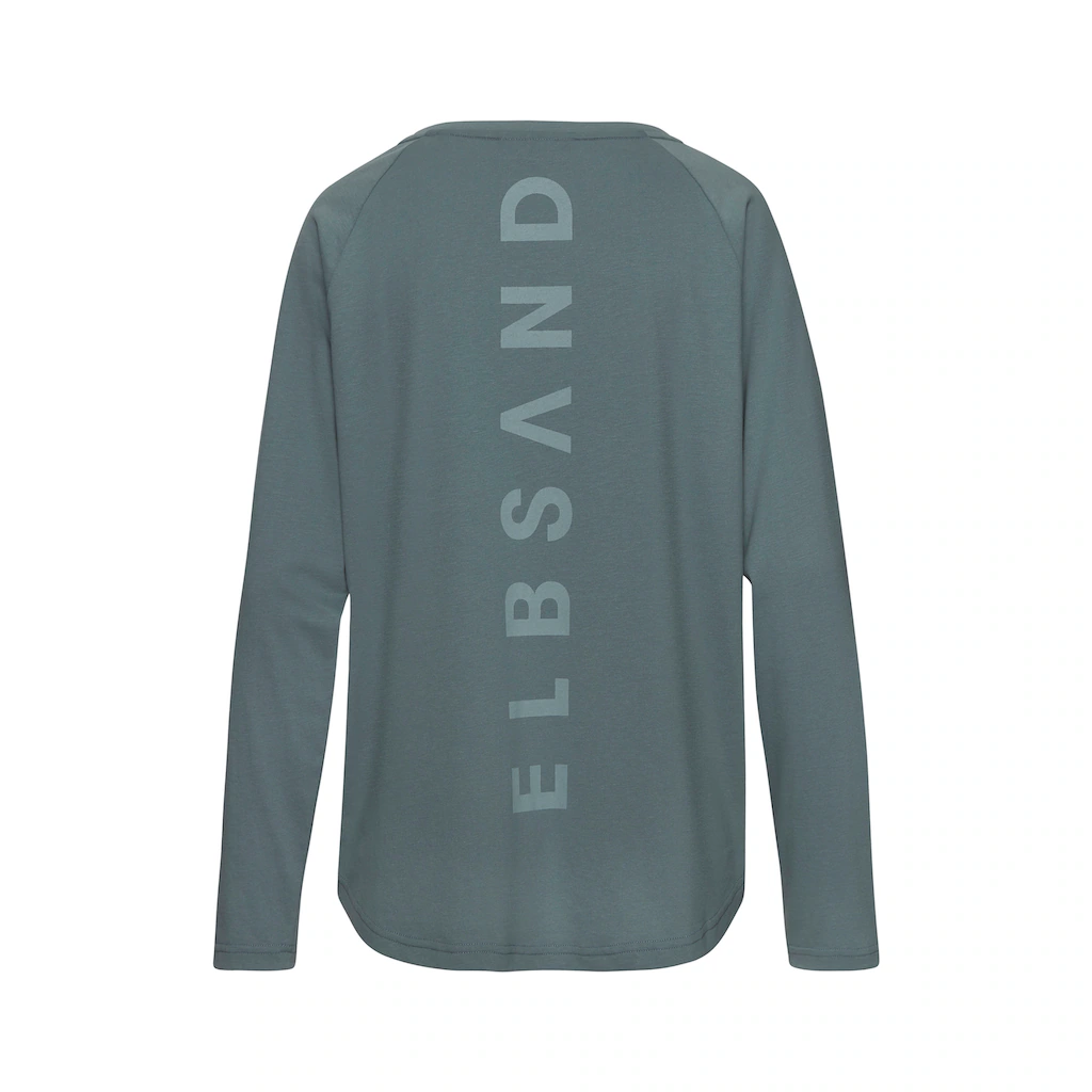 Elbsand Longsleeve »Tinna« mit Logodruck hinten Langarmshirt aus Baumwoll-Mix sportlich-casual im Angebot