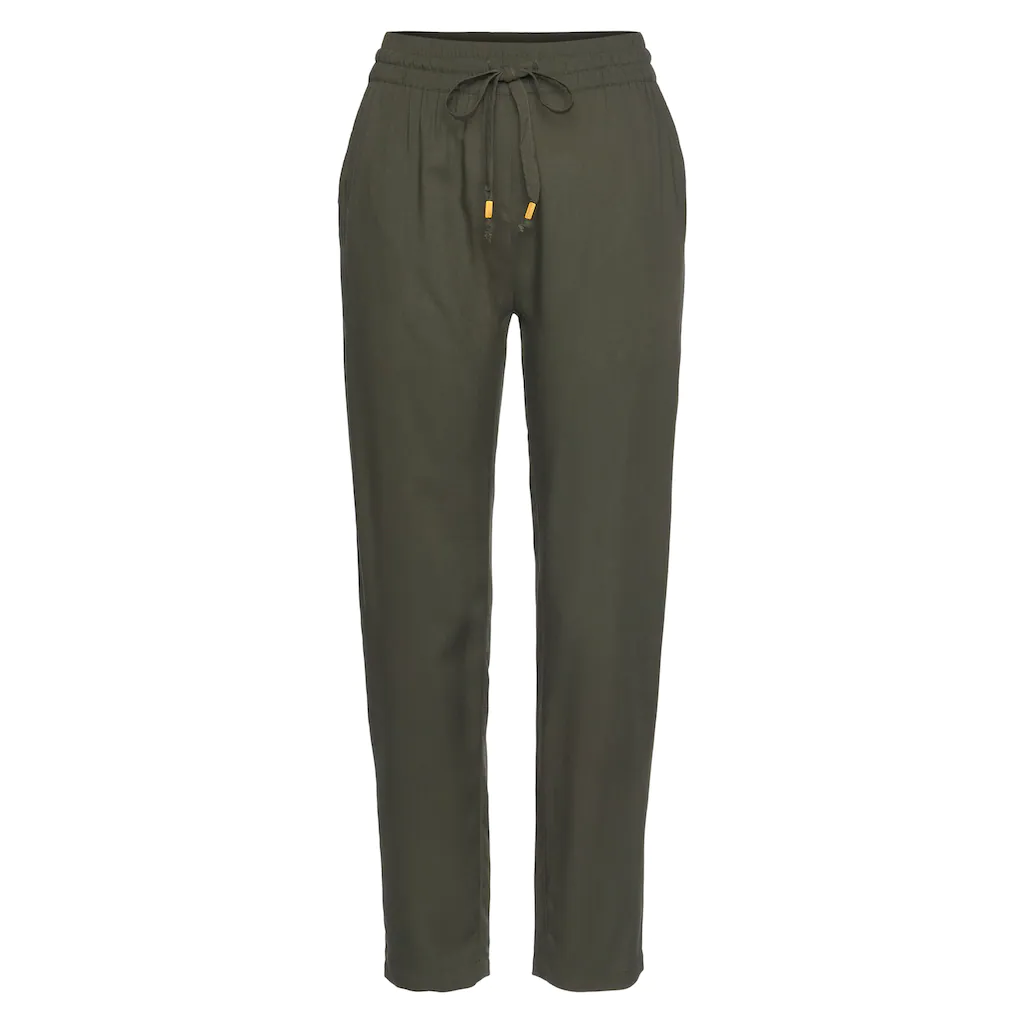 LASCANA Schlupfhose aus gewebter Viskose schmaler Schnitt Sommerhose Business-Look Fabrik Onlineshop
