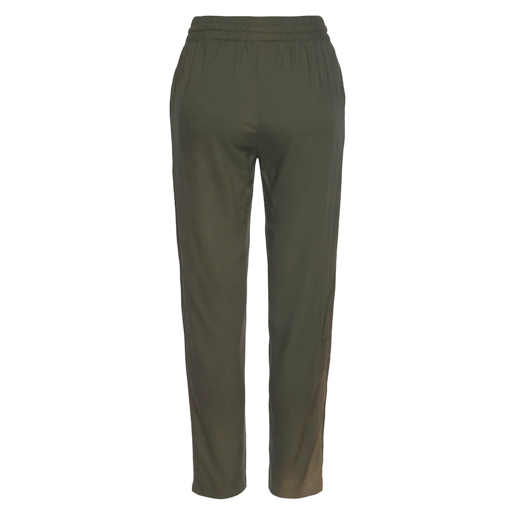 LASCANA Schlupfhose aus gewebter Viskose schmaler Schnitt Sommerhose Business-Look Fabrik Onlineshop