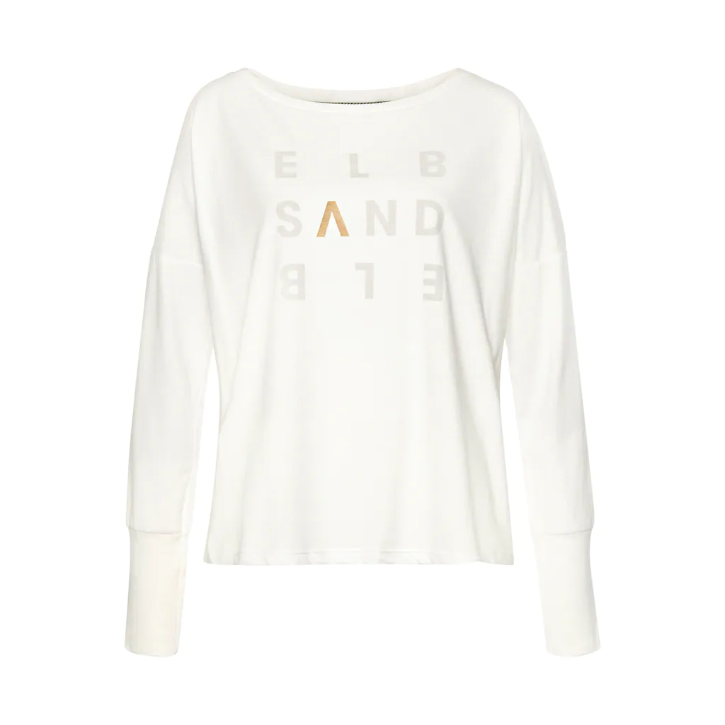Elbsand Longsleeve »Ingiara« mit Logodruck vorne Langarmshirt sportlich-casual Valentinstagsangebot