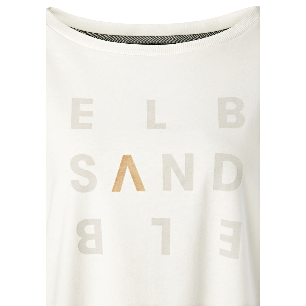 Elbsand Longsleeve »Ingiara« mit Logodruck vorne Langarmshirt sportlich-casual Valentinstagsangebot