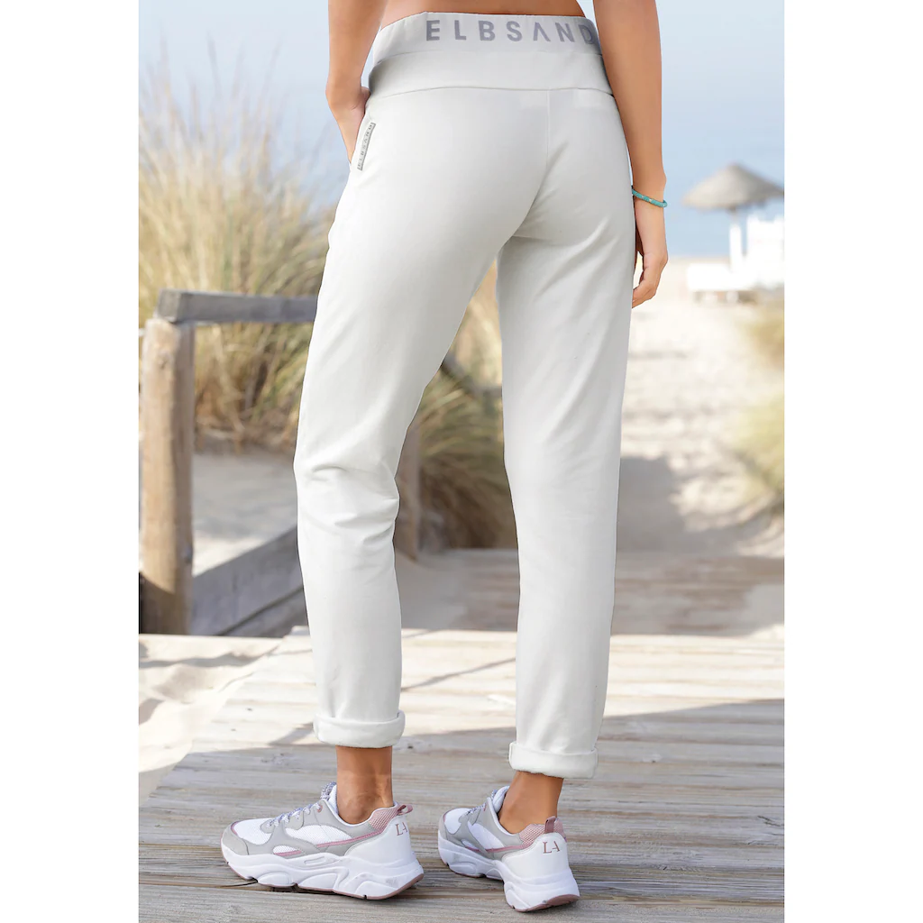 Elbsand Sweathose »Brinja« mit Logoprint am Bund und Taschen Jogginghose Relaxhose Top Angebot