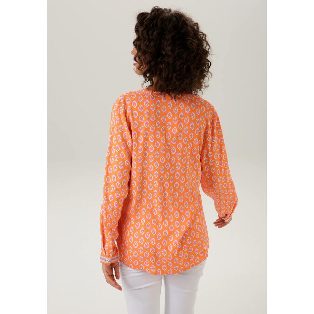 Aniston CASUAL Schlupfbluse mit extravagantem graphischem Druck Neueste Mode