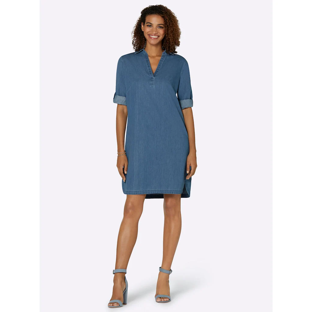 Casual Looks Jeanskleid »Jeans-Kleid« Tägliche Deals