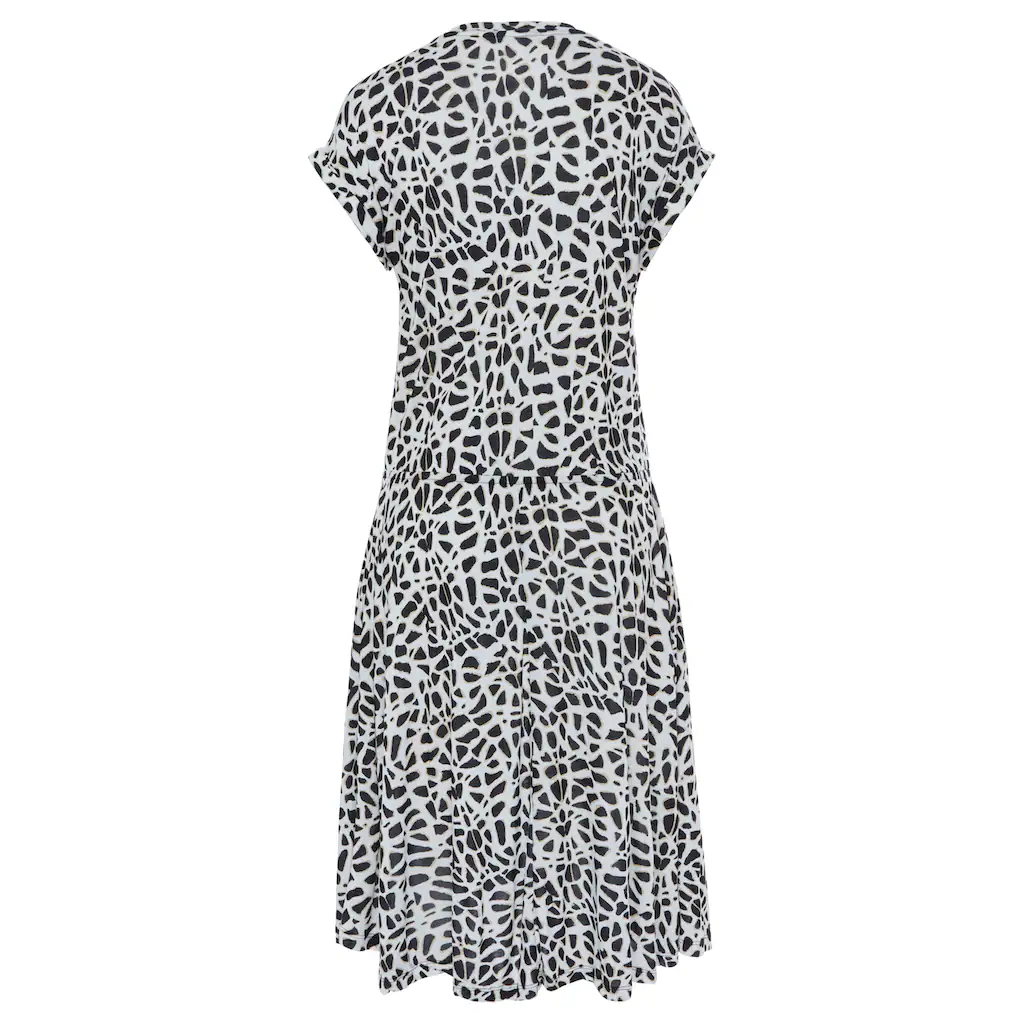LASCANA Jerseykleid mit Animalprint kurzärmliges Sommerkleid casual-chic Wochenangebot