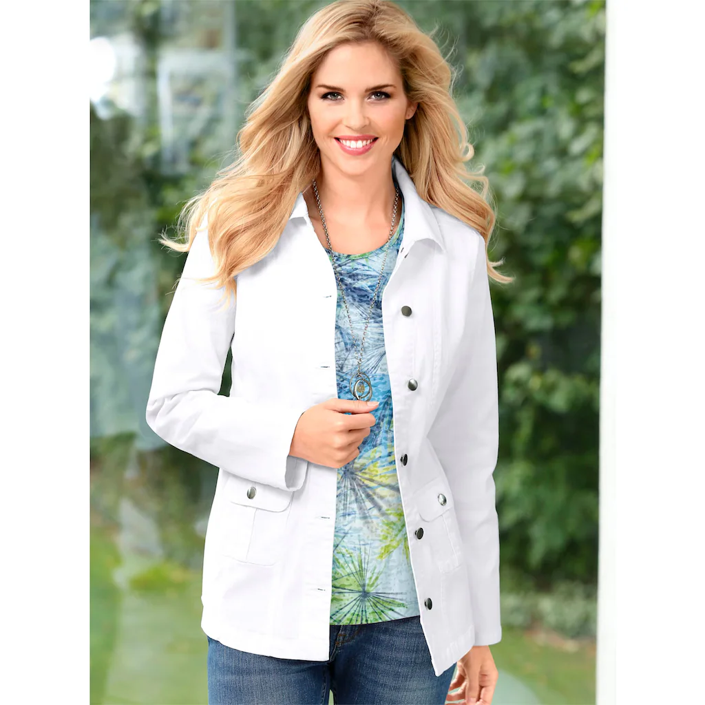Classic Basics Jeansjacke ohne Kapuze Letzte 3 Tage