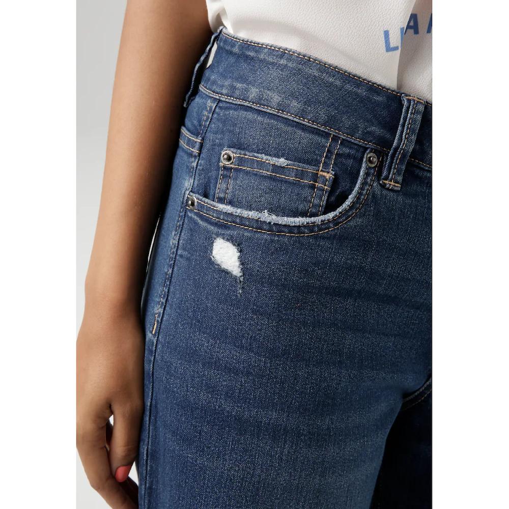 Aniston CASUAL Straight-Jeans mit trendig weitem Bein - NEUE KOLLEKTION Bis zu 60% Rabatt