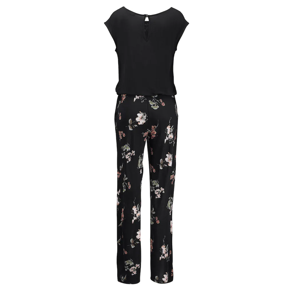 LASCANA Overall mit weitem Bein und Taschen lockerer Jumpsuit sommerlich Riesige Rabatte