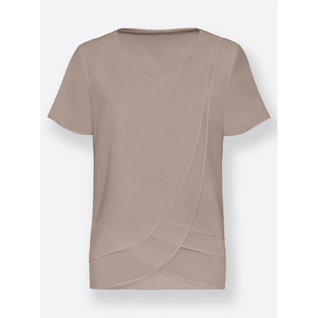 Lady Georgettebluse Kostenloser Versand international