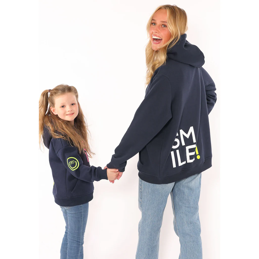 Zwillingsherz Hoodie »"Alissa"« mit SMILE Print Begrenzt auf 3 Tage