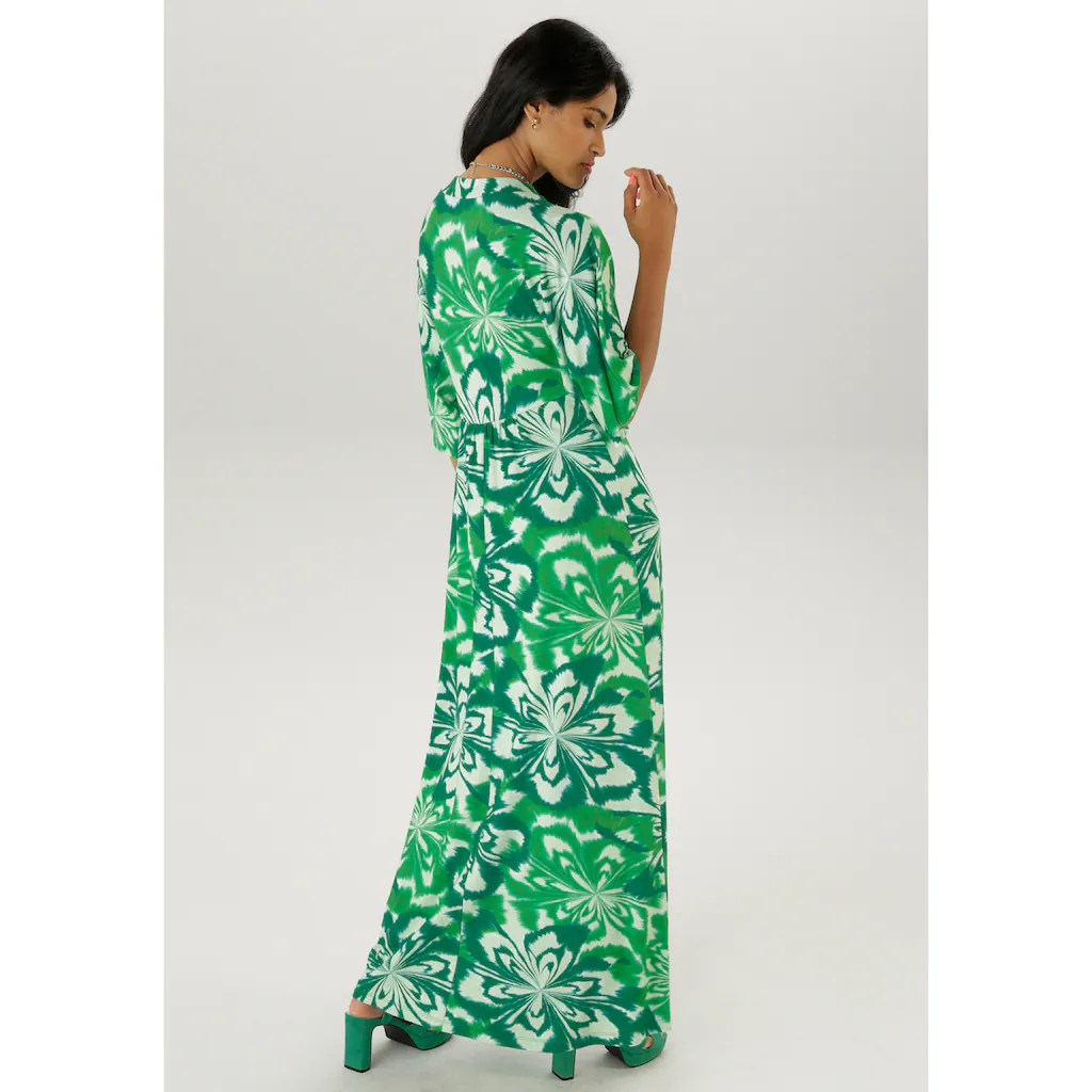 Aniston SELECTED Maxikleid mit weiten 3/4-langen Ärmeln - NEUE KOLLEKTION im Angebot